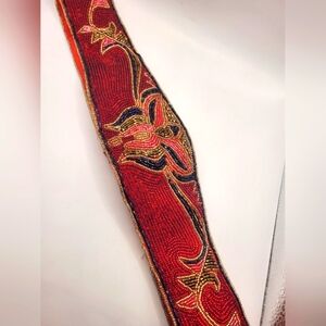 Vintage Regale Beaded Waist Belt